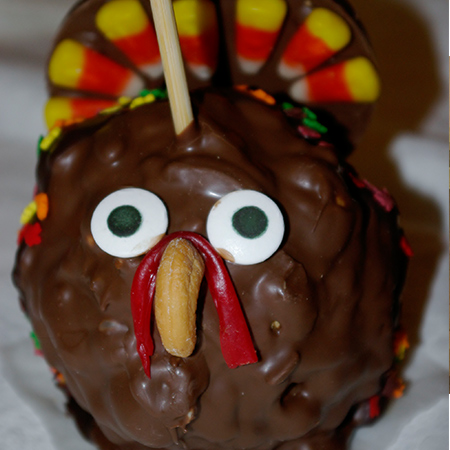 Turkey Caramel Apple | Wicked Good Treats