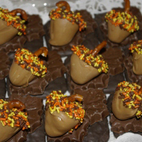 Kosher Peanut Butter Acorns Truffles