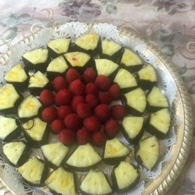 Chocolate Dipped Pineapple