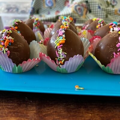 Candy Filled Chocolate Egg